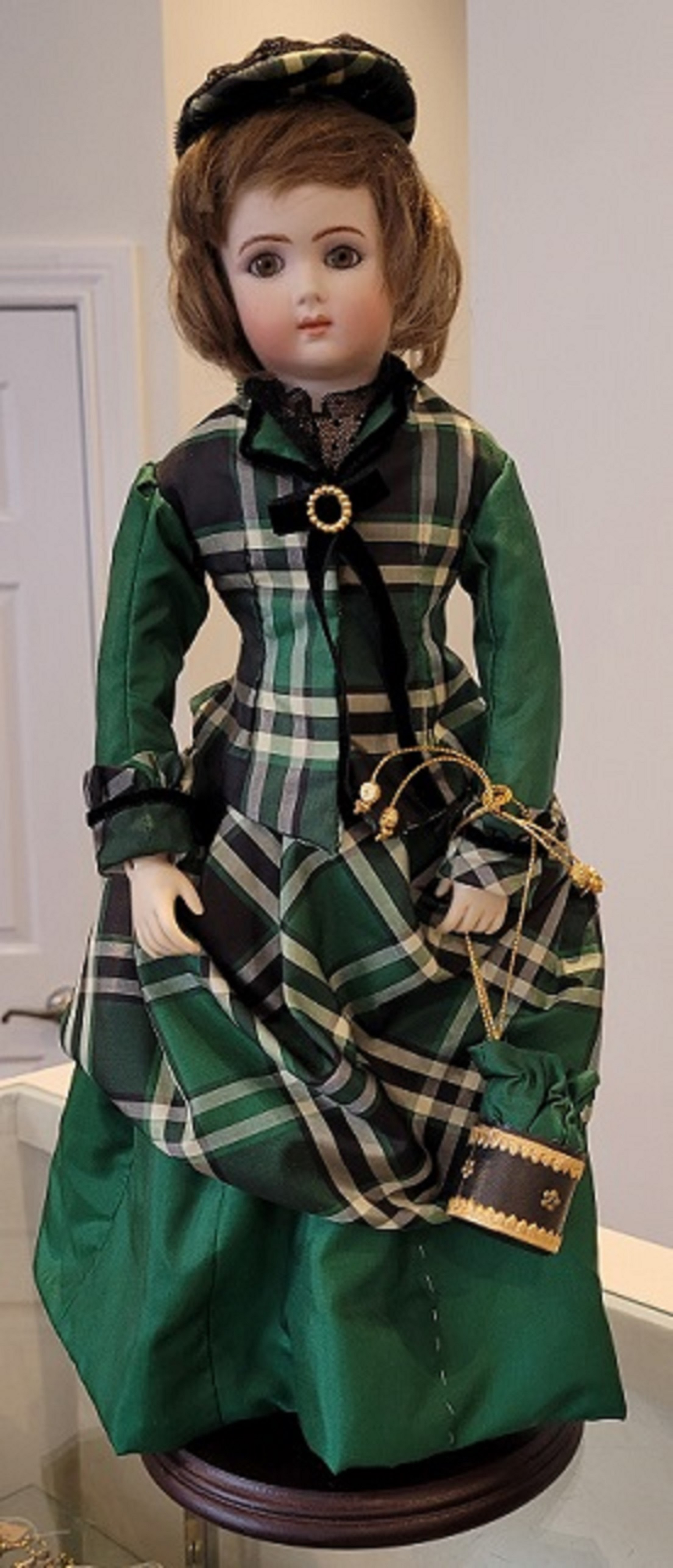 Lady in Green Plaid